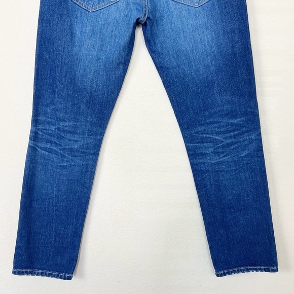 AG Adriano Goldschmied The Ex-Boyfriend Slouchy Slim Distressed Dark Wash Jean - Picture 7 of 9